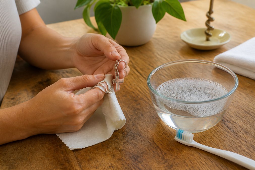 Step-by-step guide for cleaning tarnished jewelry to prevent what causes jewelry to tarnish quickly at home