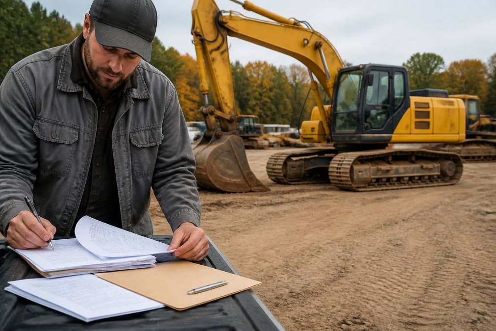 What Documents You Need to Sell Heavy Equipment