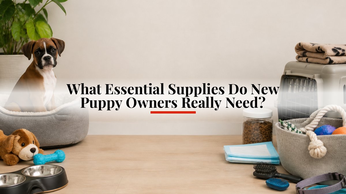 What Essential Supplies Do New Puppy Owners Really Need?