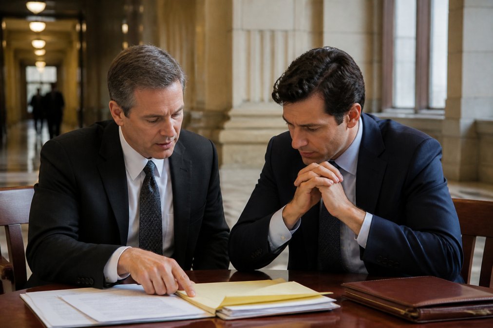 Infographic outlining what happens after a white collar crime indictment during the initial legal proceedings