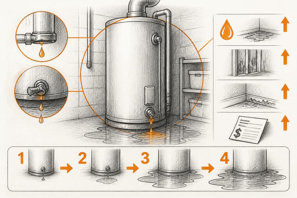 What Happens if Water Heater Leaks: Act Fast