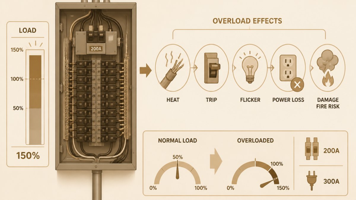 What Happens When a Commercial Electrical Panel Overloads