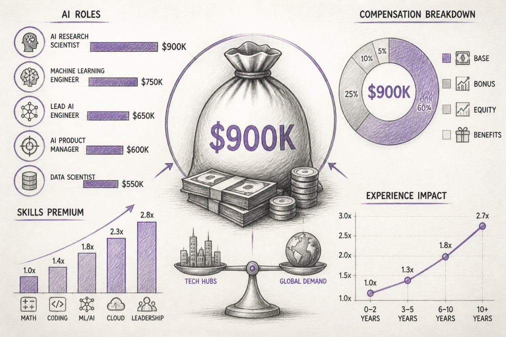 What Is a $900,000 AI Job? Roles, Skills & Compensation