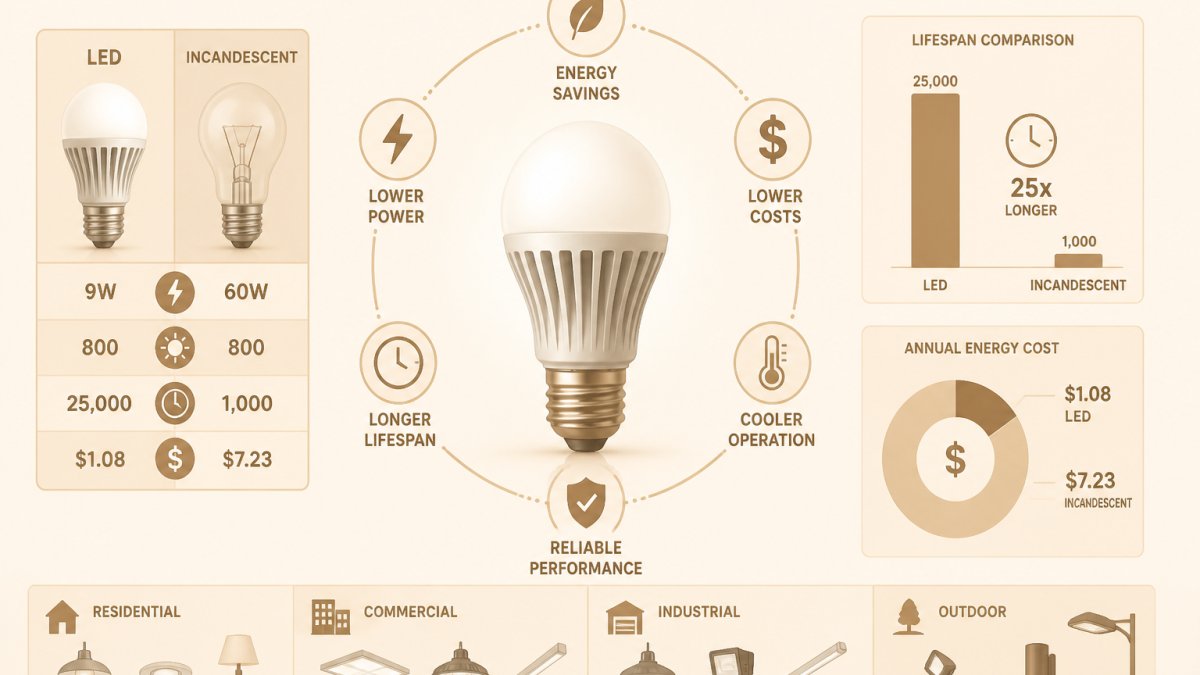 What Is the Benefit of Energy Efficient LED Lighting?