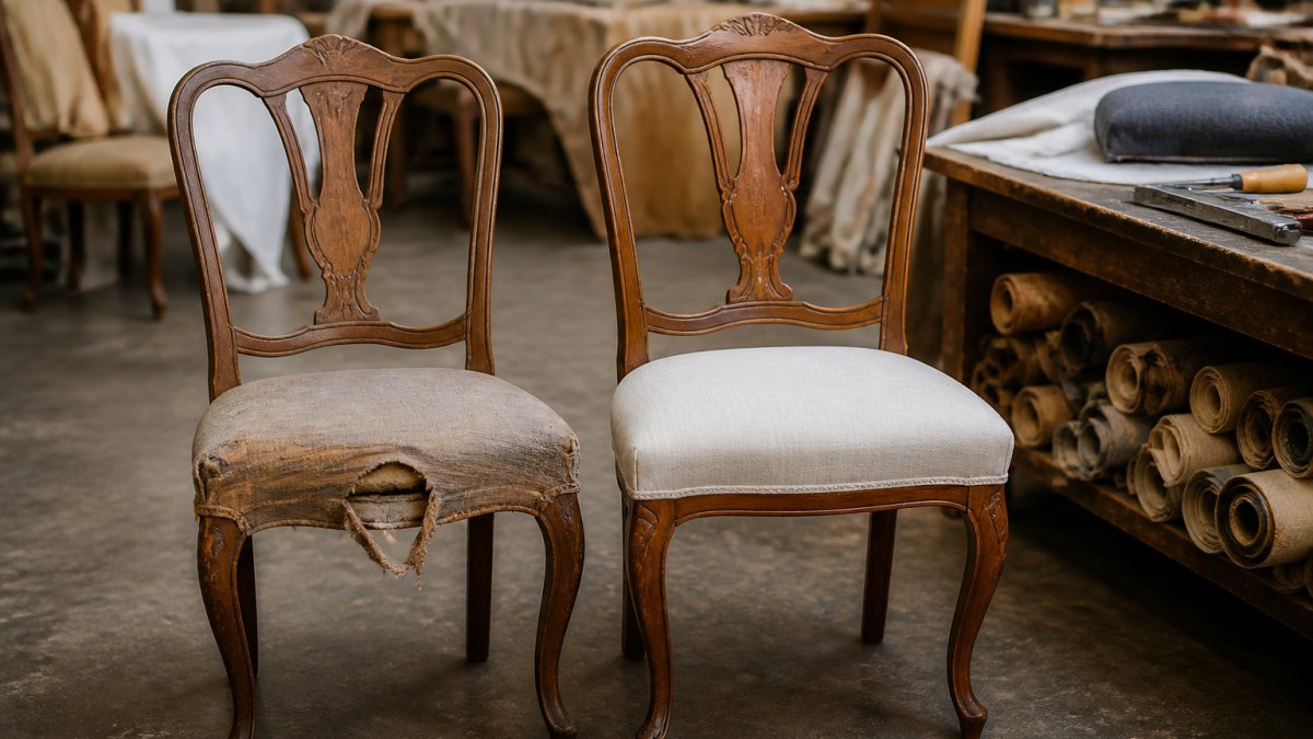 What It Costs to Reupholster Vintage Dining Chairs