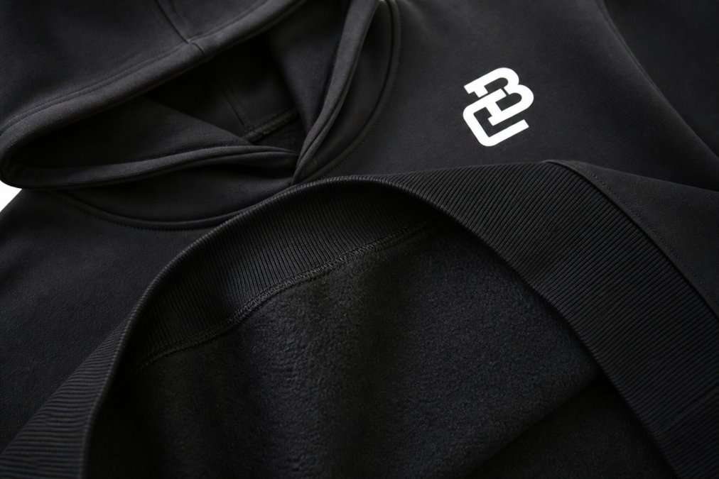 Detailed close-up of premium garment interior showing precise seam stitching, quality hardware, and finished edges on a structured jacket