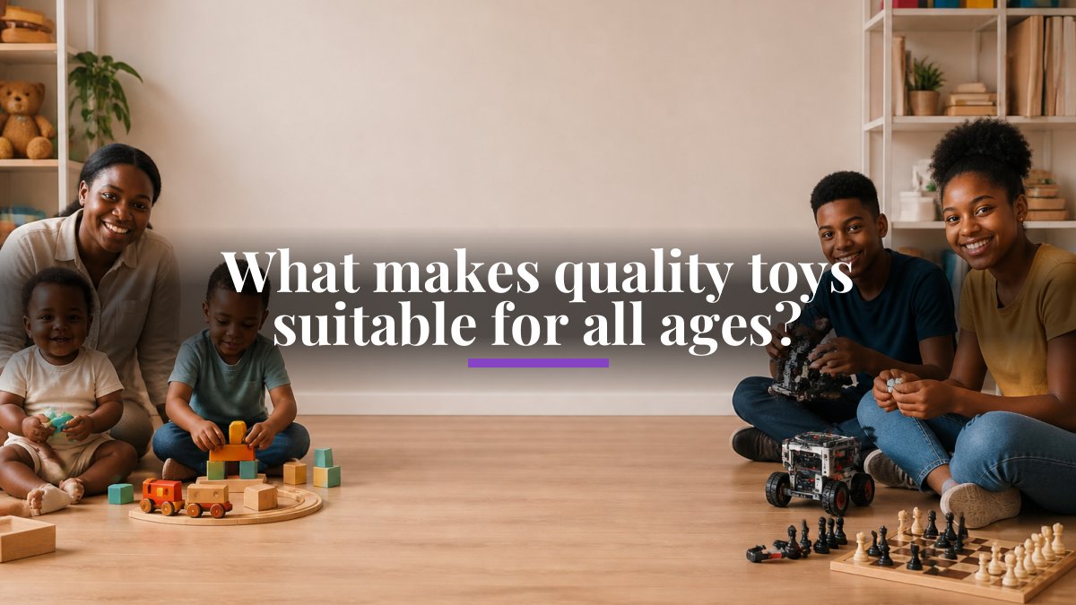 What makes quality toys suitable for all ages?