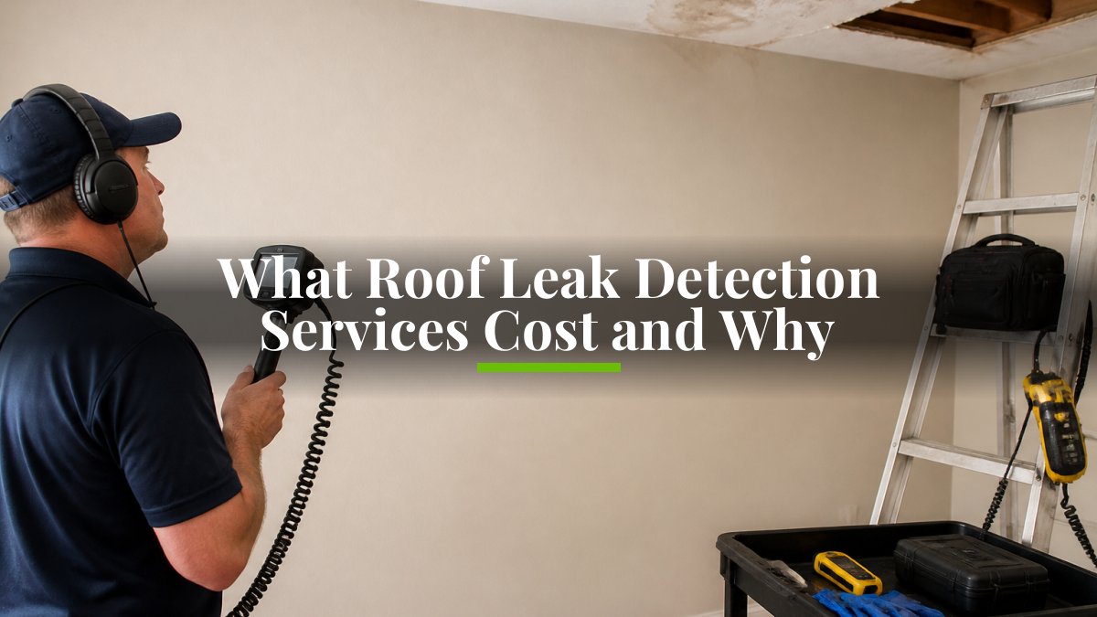 What Roof Leak Detection Services Cost and Why