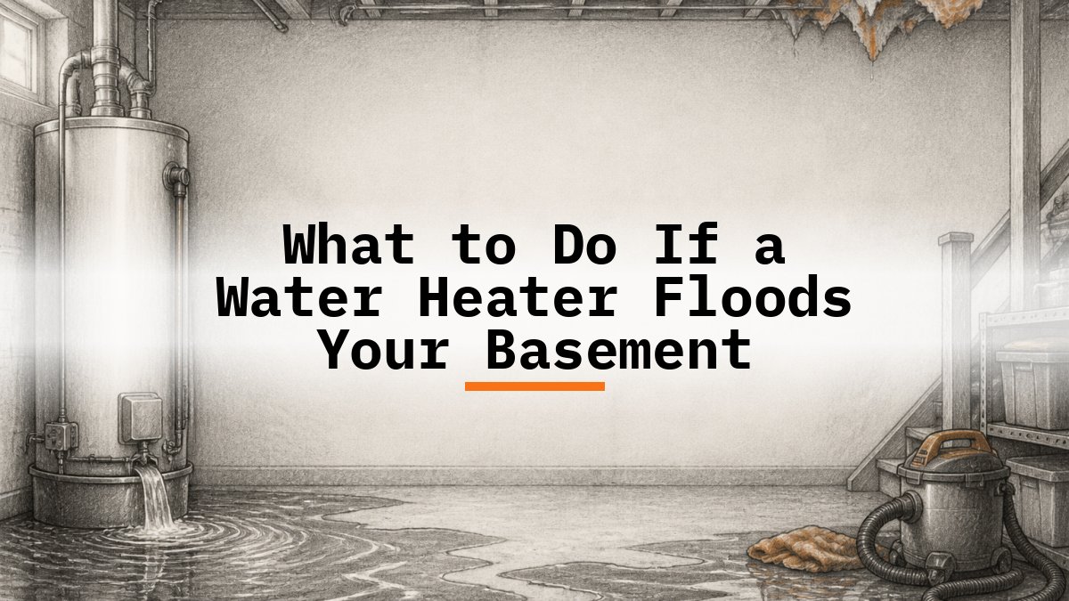 What to Do If a Water Heater Floods Your Basement