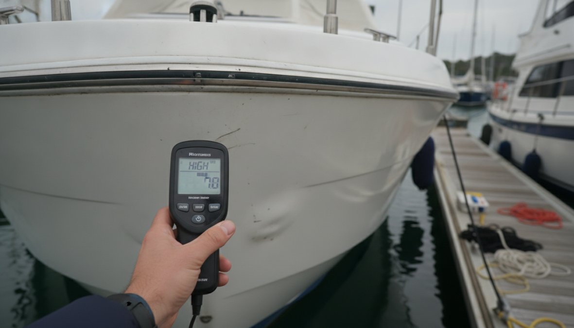 Professional illustration showing Close for what to look for when buying a used yacht