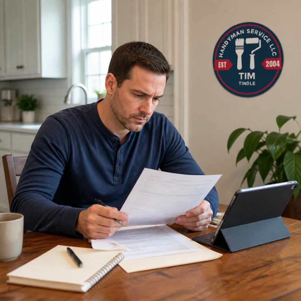 Infographic steps to verify credentials and insurance when you hire professional handyman services