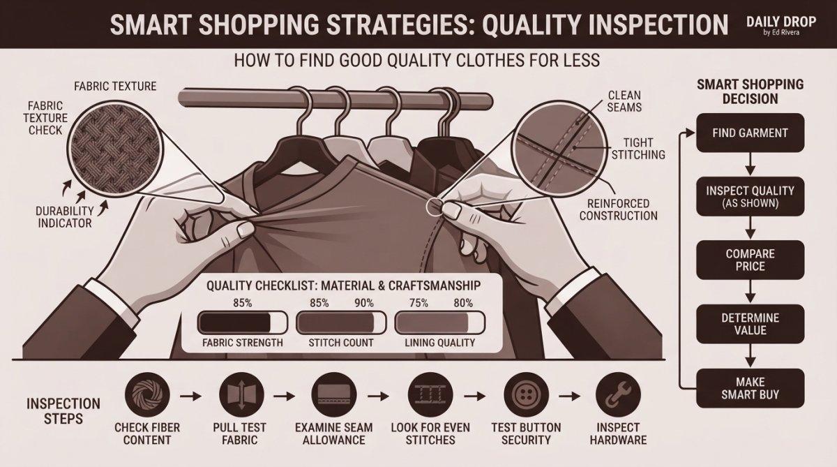 Step-by-step visual guide for where to buy quality apparel for cheap