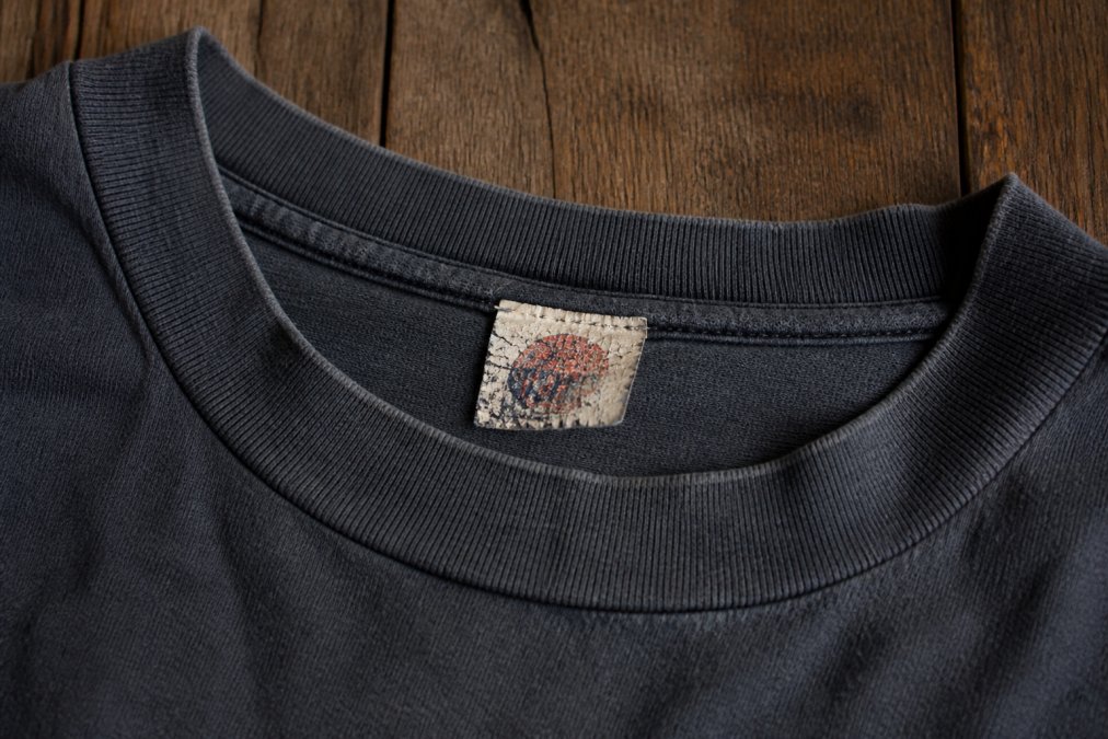 Step-by-step visual guide for vintage band shirts