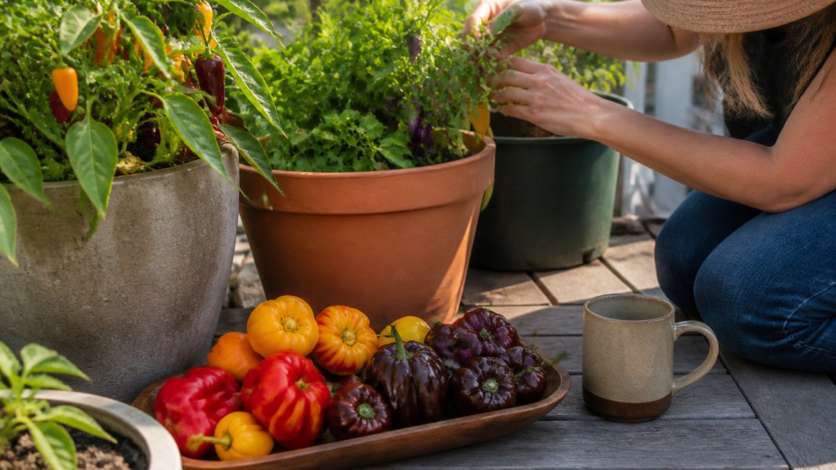 Which Heirloom Peppers Thrive on a Southern Patio?