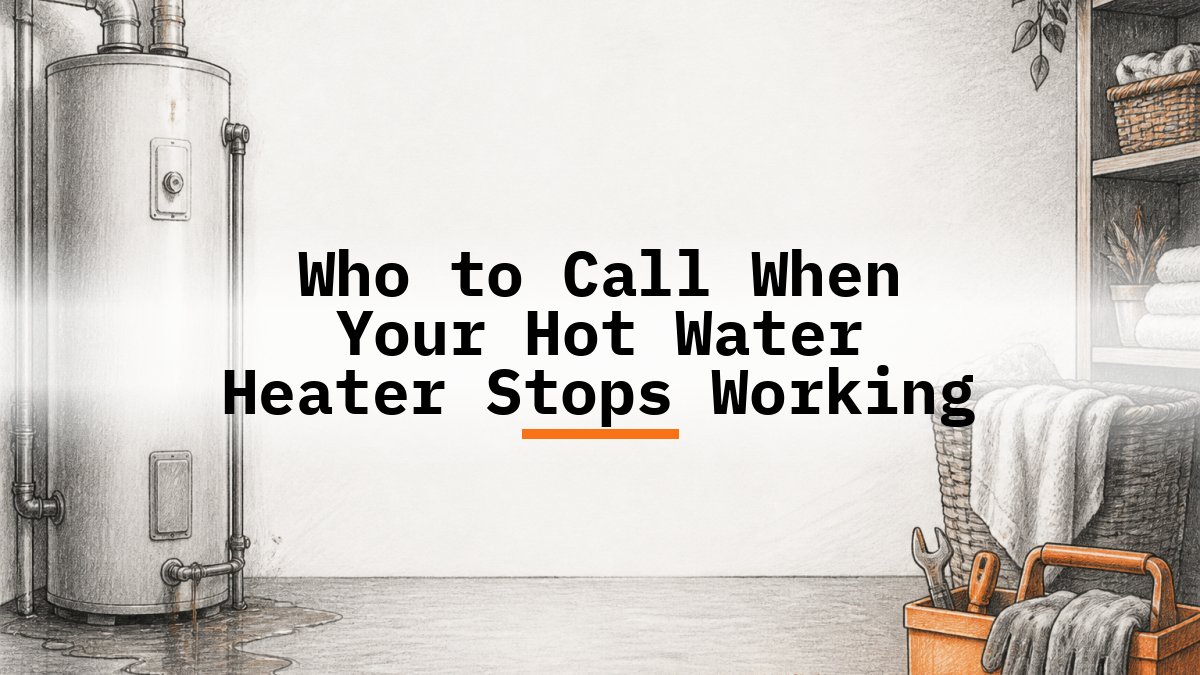 Who to Call When Your Hot Water Heater Stops Working