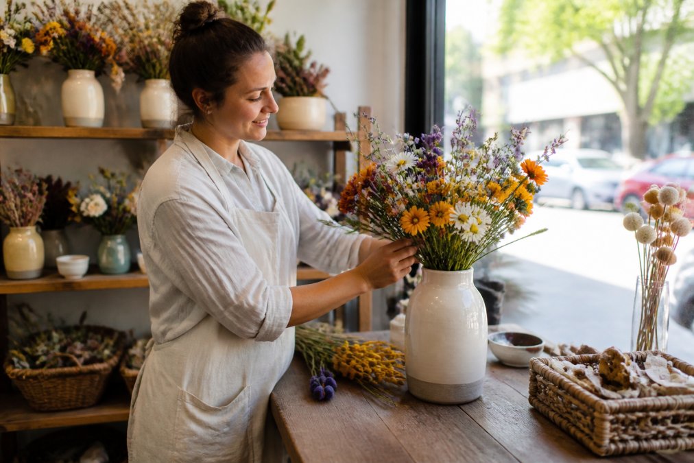 Step-by-step guide on styling wholesale artisan felt flowers canada in boutiques and homes