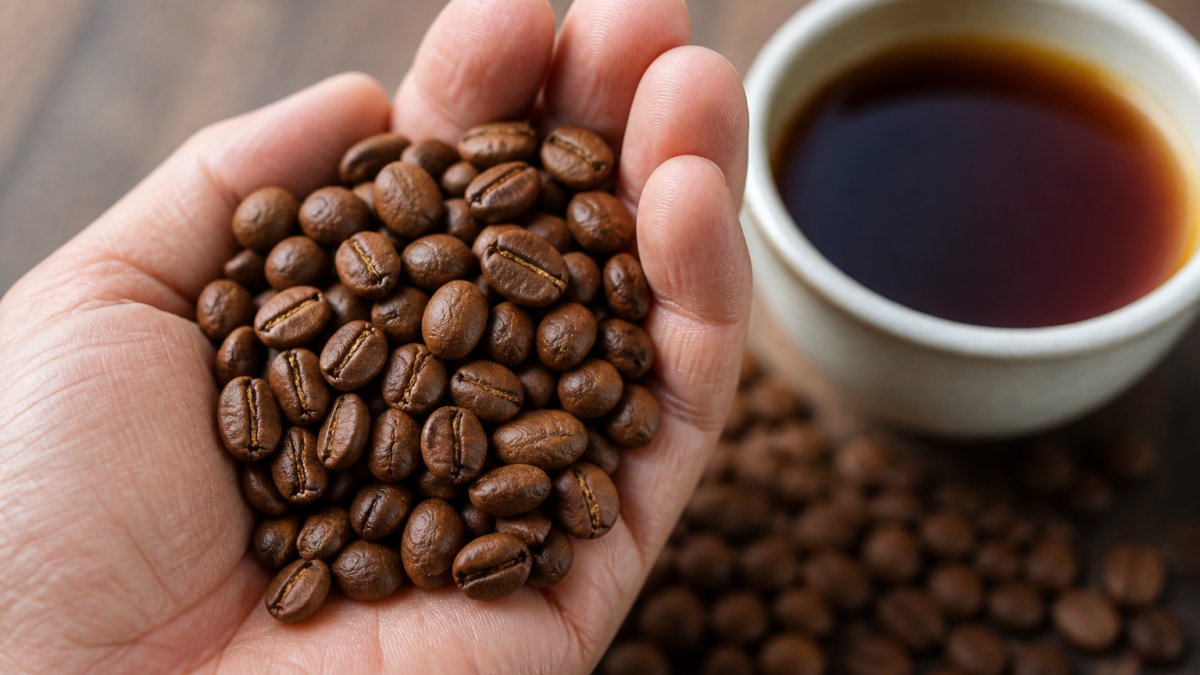 Infographic showing the roast levels of coffee beans that result in a smoother, less bitter morning cup of coffee.