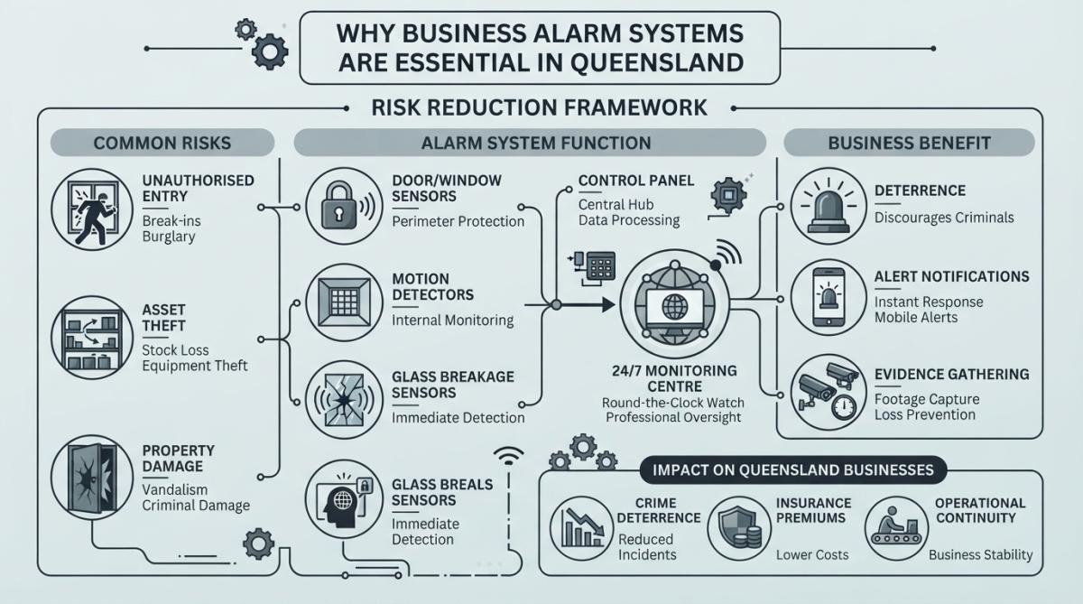 Why Business Alarm Systems Are Essential in Queensland