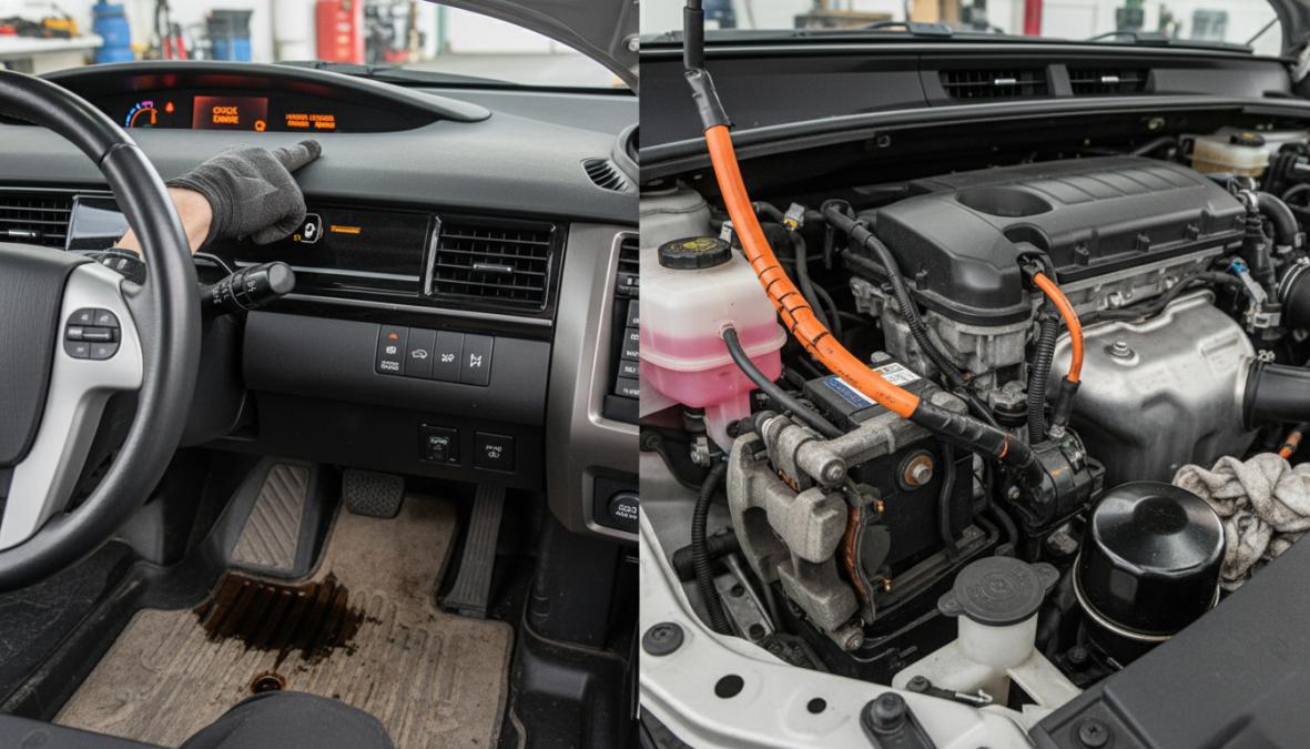 Professional illustration showing Close for why car servicing is essential for hybrid vehicles