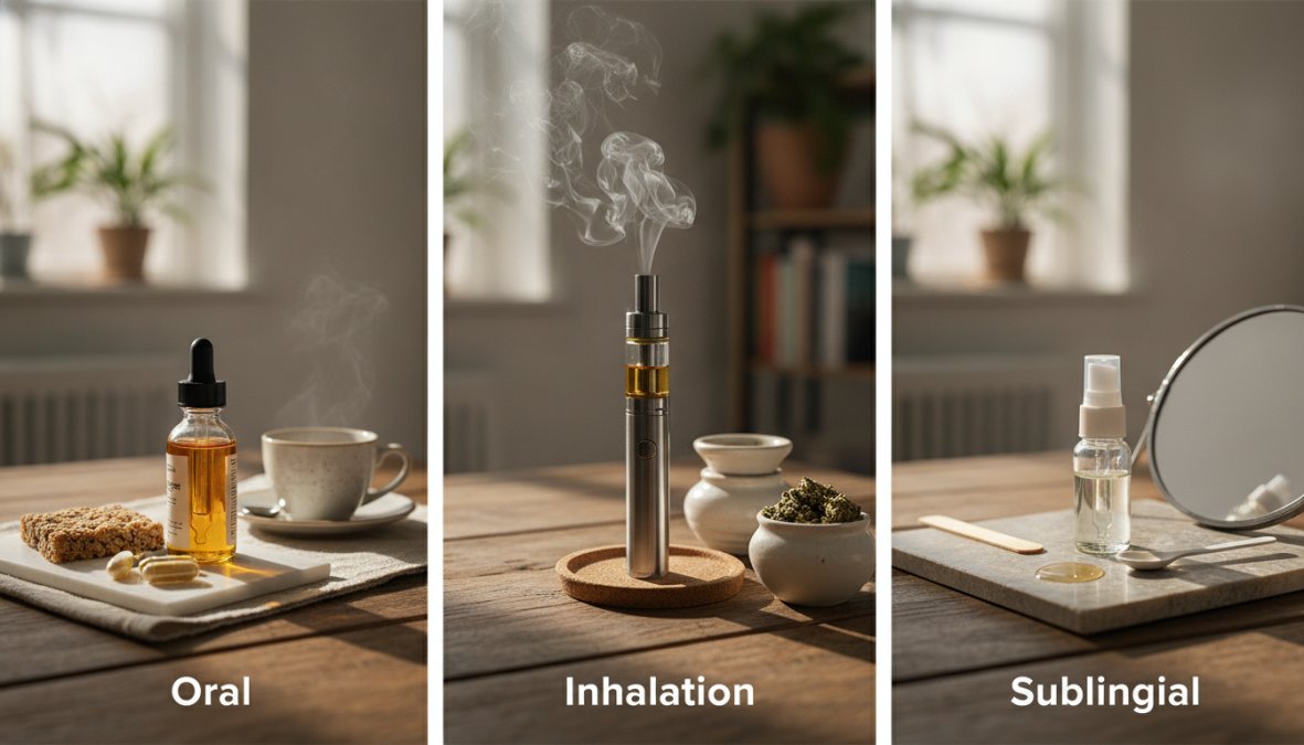 Side-by-side comparison of Close, CBD for why cbd bioavailability matters