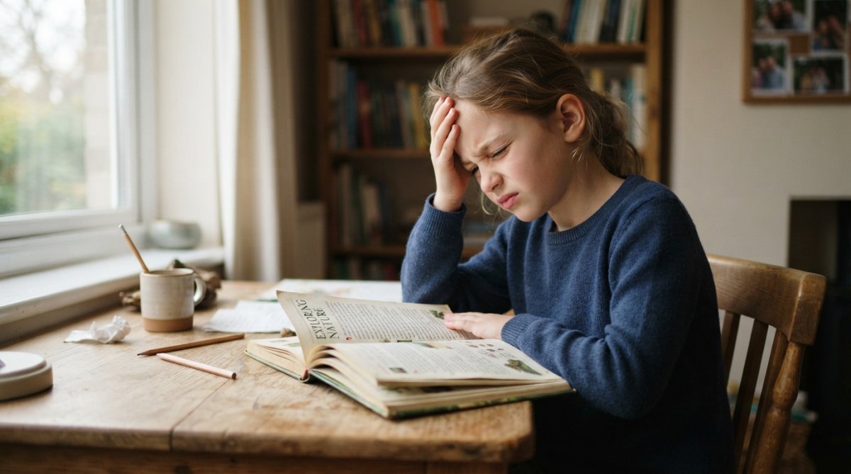 Why Children Get Headaches Reading: Vision & Eye Strain