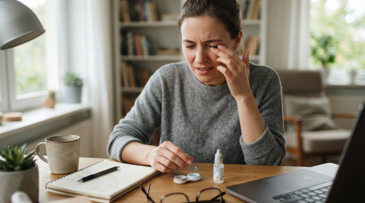Why Contacts Feel Uncomfortable: 7 Causes & Solutions