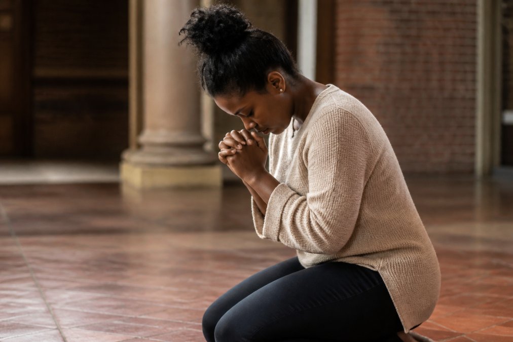 Professional illustration showing person and contemplative and pose concepts for God reject Cain's offering