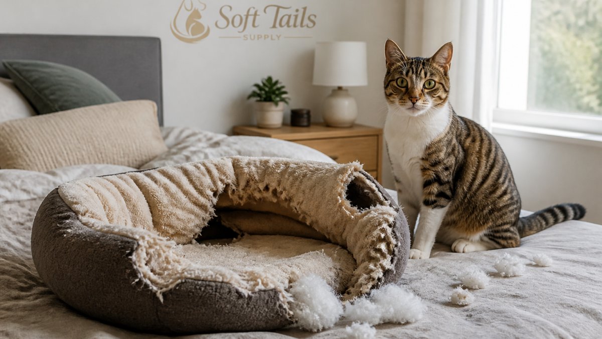 Why Do Cats Destroy Expensive Beds? Causes & Fixes