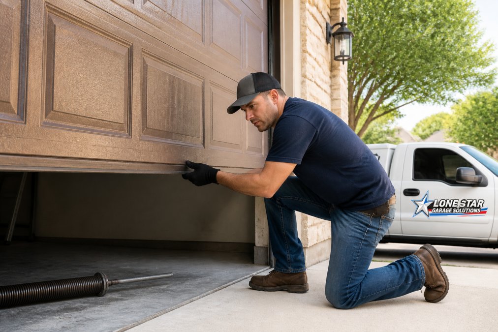 Why Garage Doors Stick in Texas Heat: 2026 Fix Guide