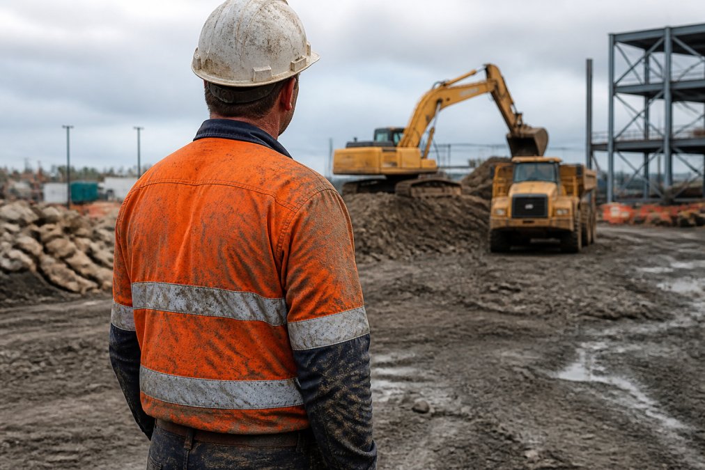 Professional illustration showing hi vis fabric fade