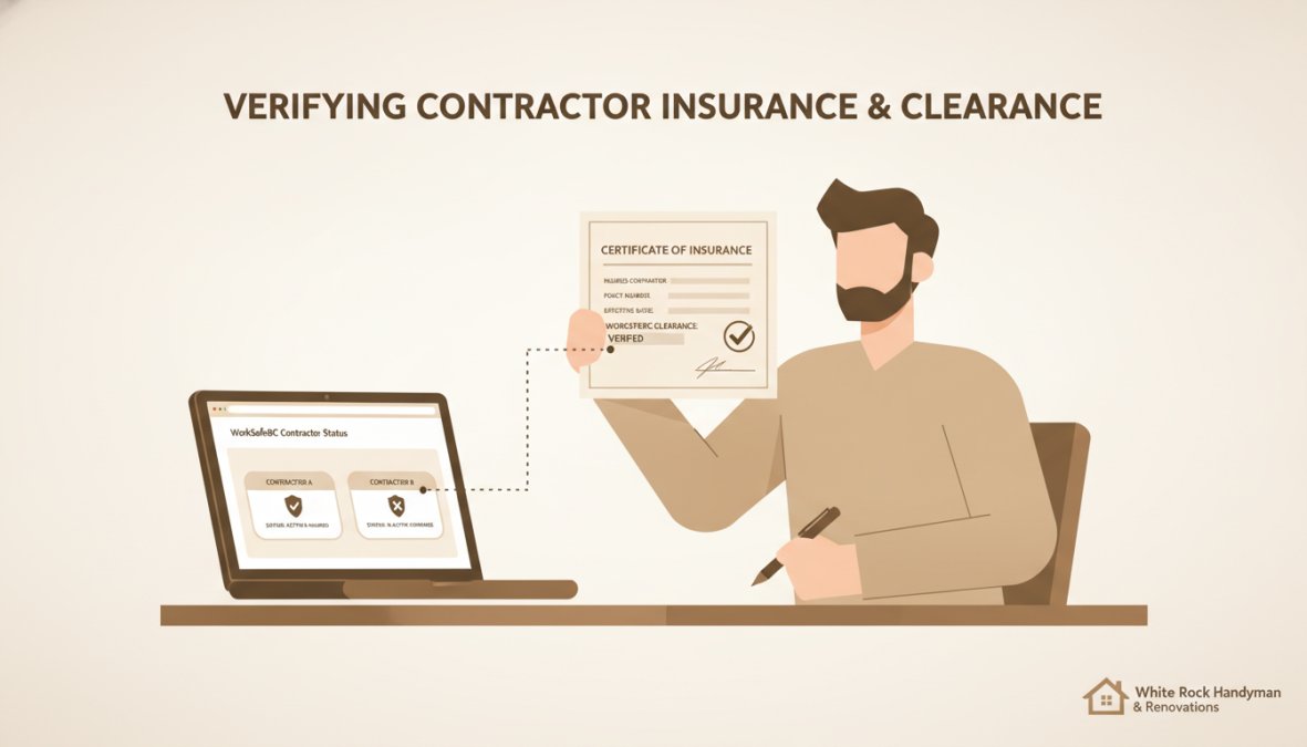 Step-by-step visual guide for why hire insured contractors for renovations