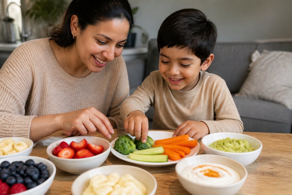 Step-by-step visual guide for why kids reject healthy food textures