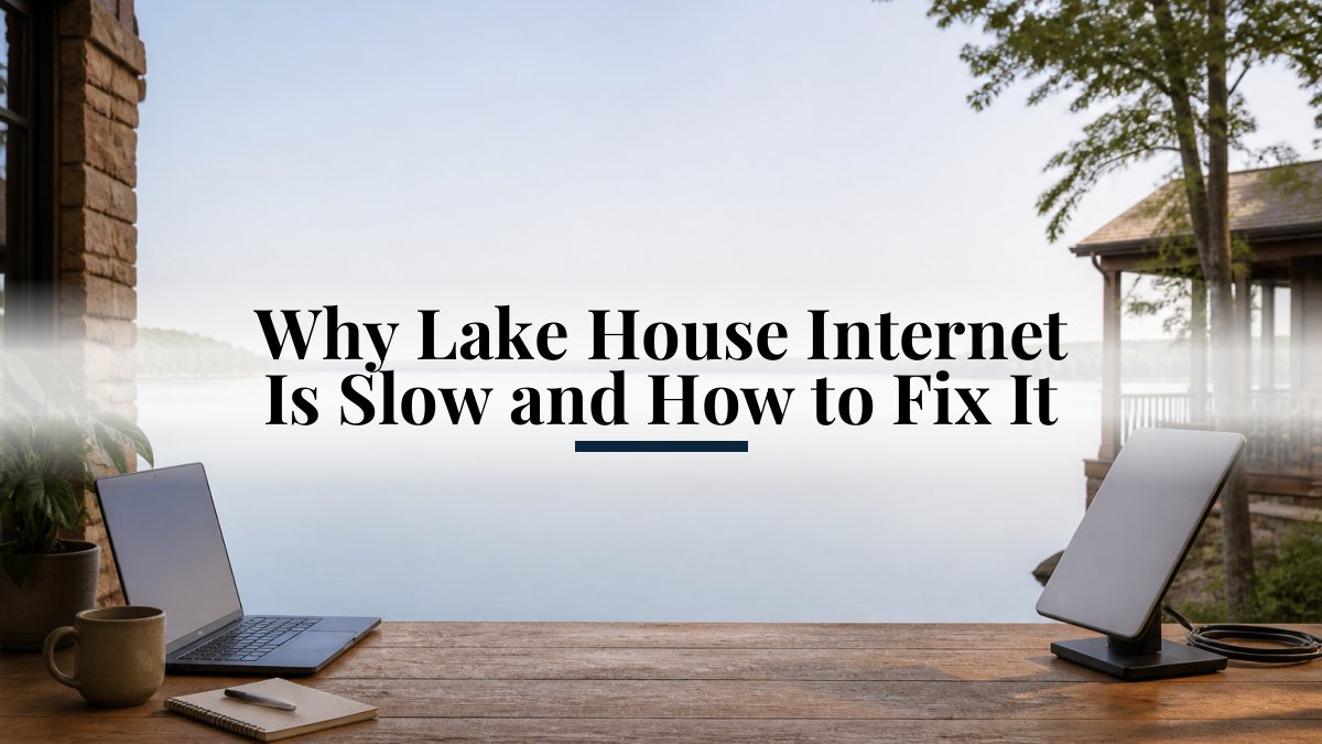 Why Lake House Internet Is Slow and How to Fix It