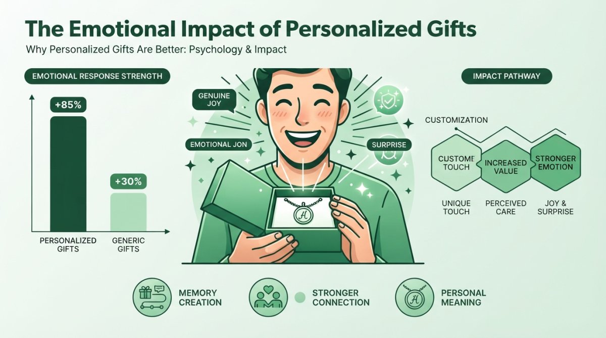 Professional illustration showing why personalized gifts are better