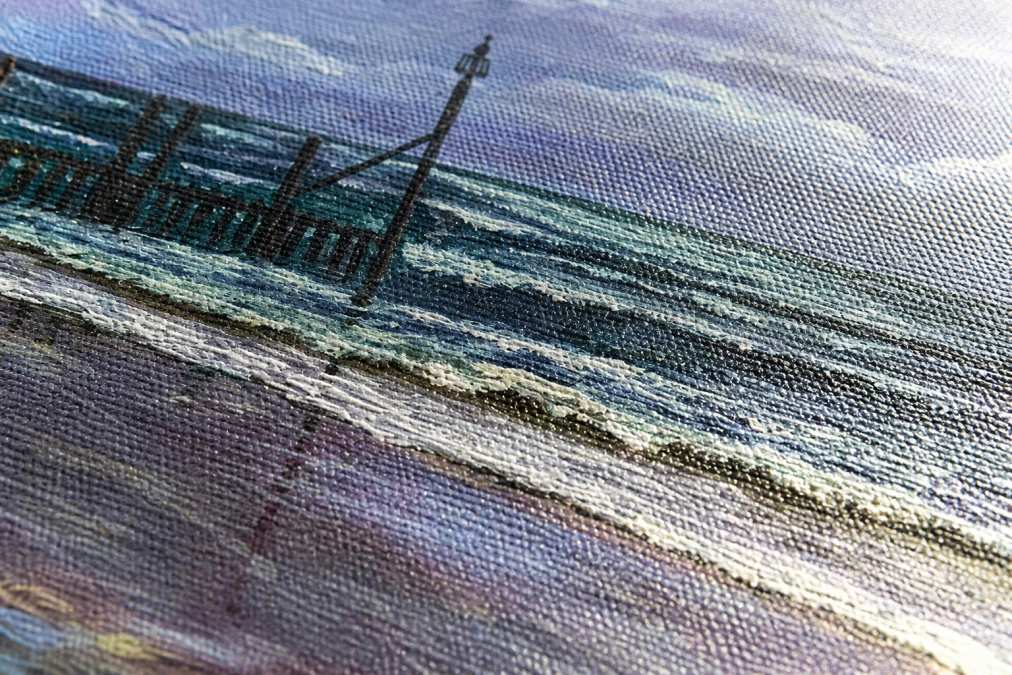Close-up of premium cotton canvas fabric showing tight, consistent weave pattern with light shining across the surface to highlight the dimensional texture and quality of the fibres