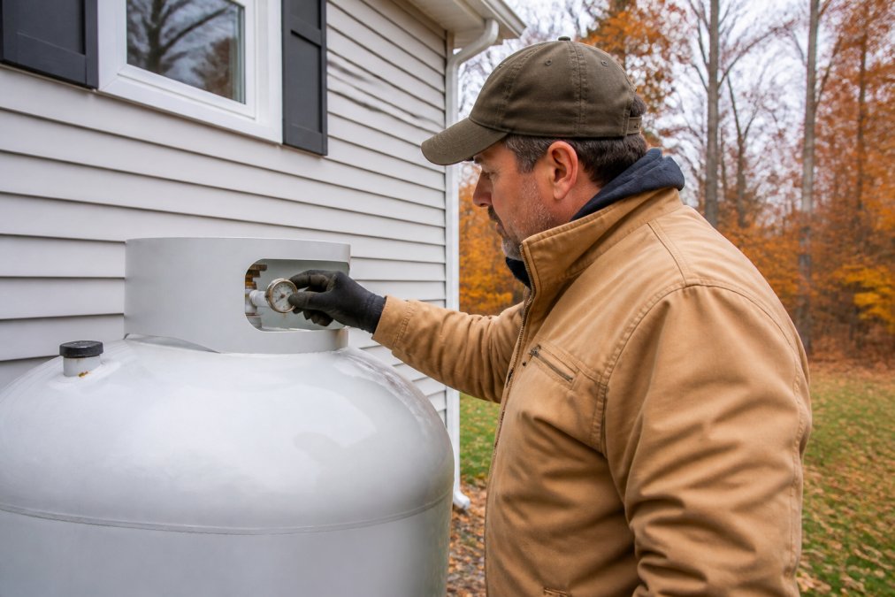 Diagram showing the correlation between crude oil, natural gas, and propane prices in autumn.