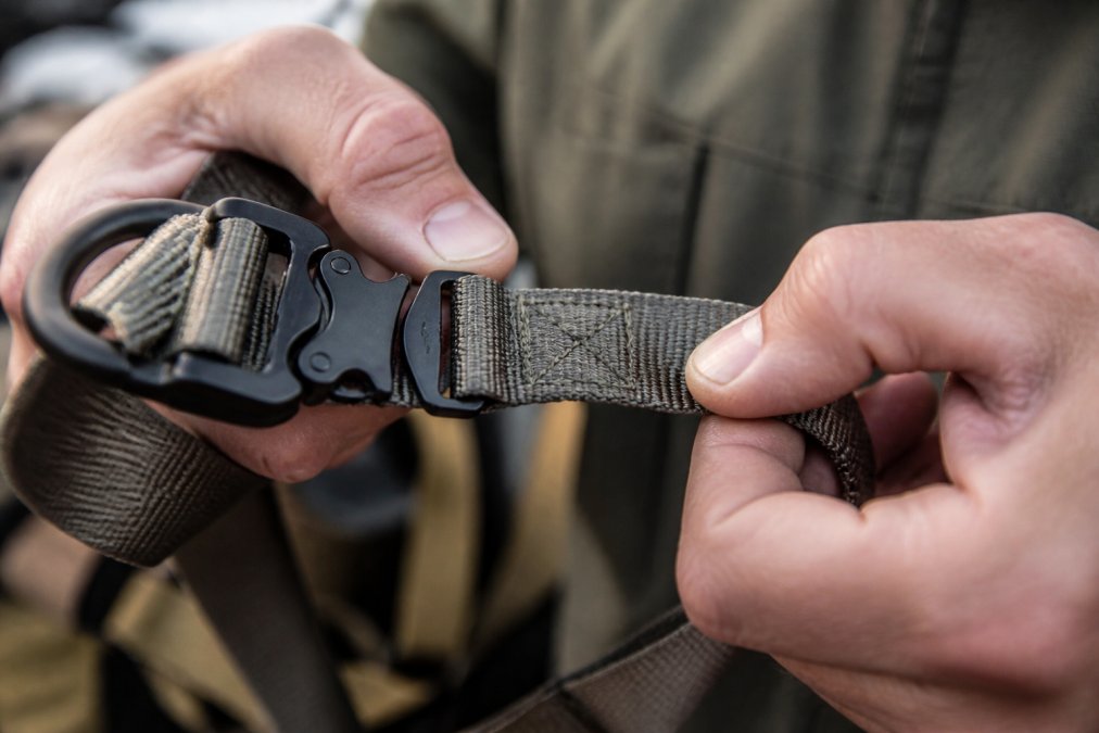 Infographic showing how to inspect tactical dog collar stitching to understand why quality stitching matters for dogs