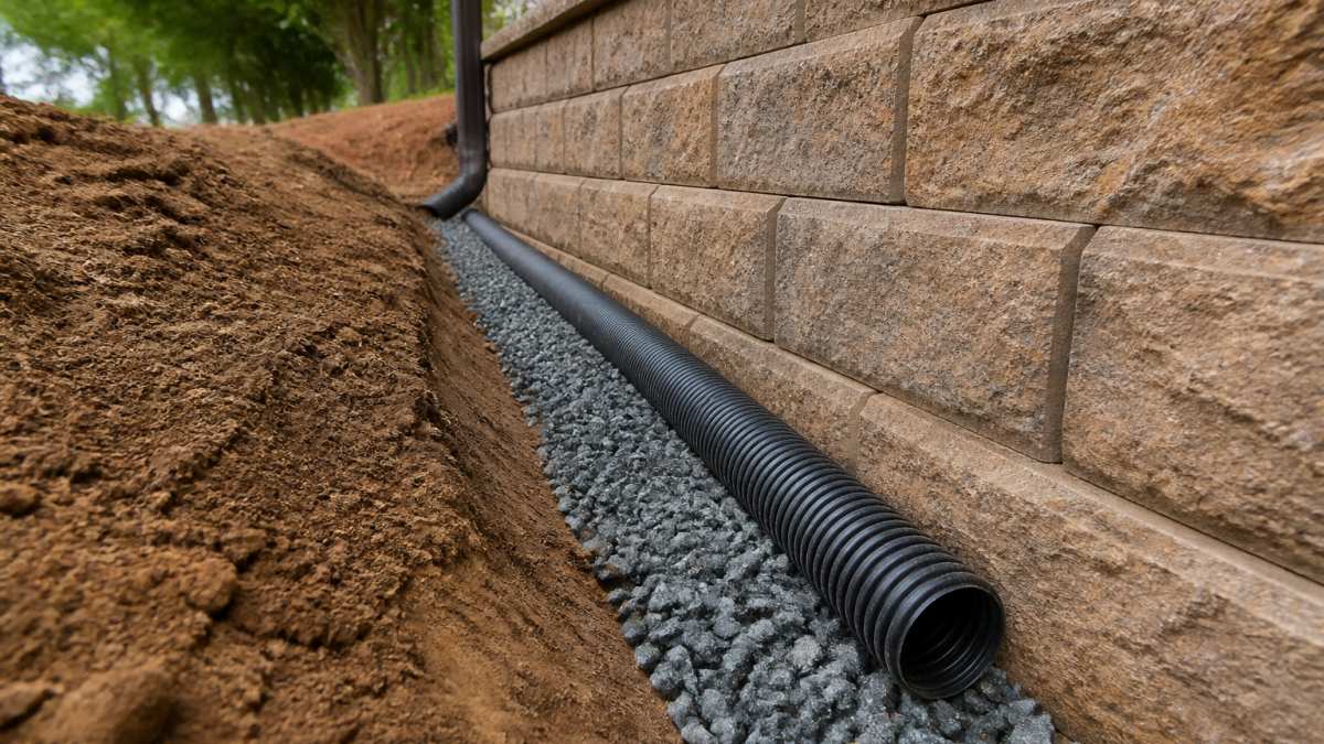 Why Retaining Wall Drainage in Clay Soil Is Critical