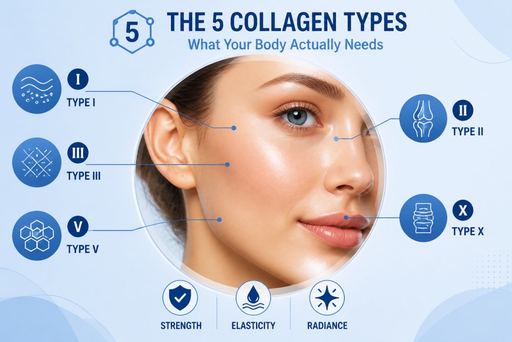 Close-up of healthy skin showing radiance and elasticity with visible texture and natural glow under soft natural lighting