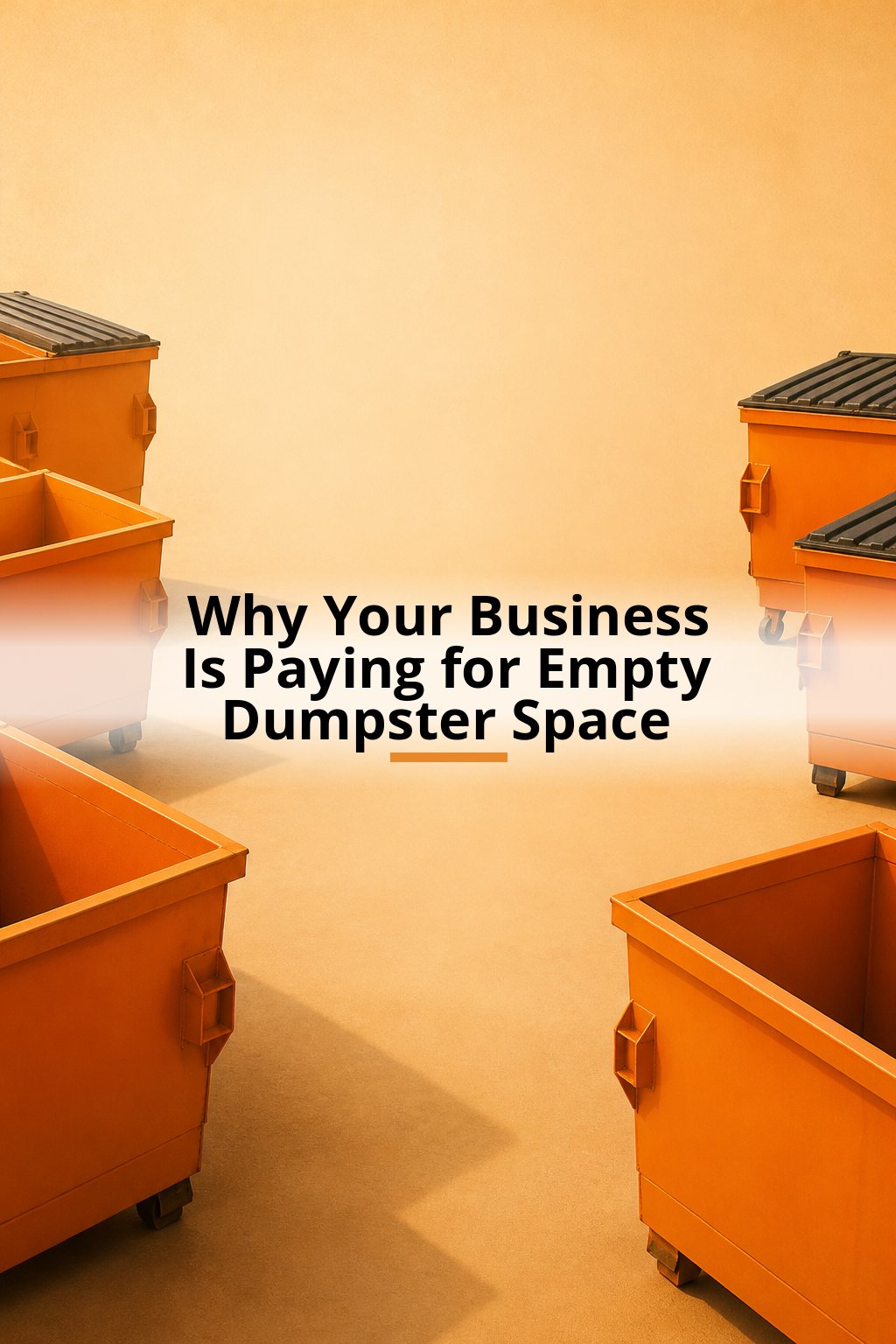 Why Your Business Is Paying for Empty Dumpster Space