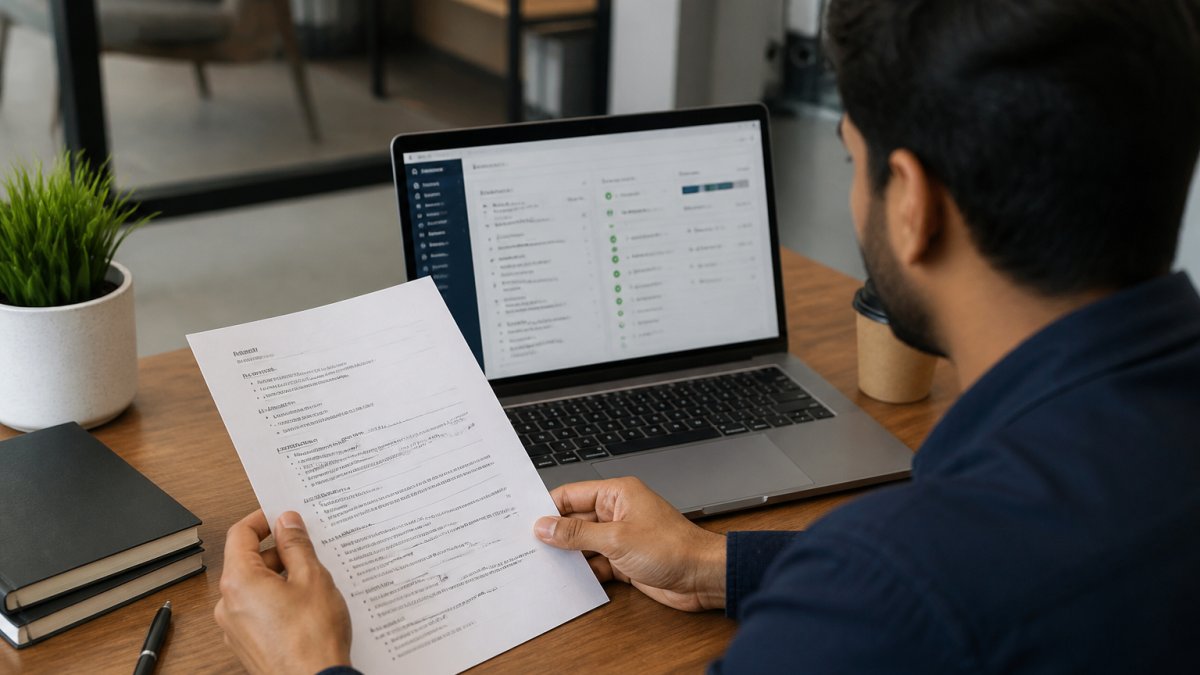 Diagram showing how ATS software parses a data science resume for recruiters