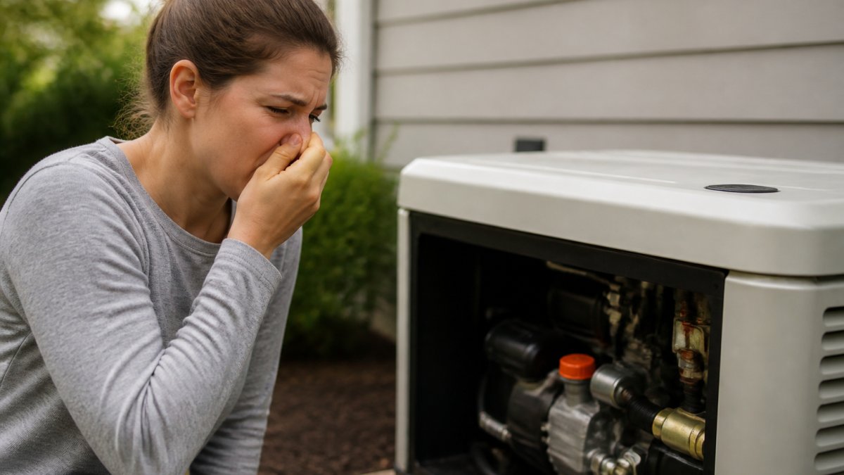 Why Your Standby Generator Smells Like Gas