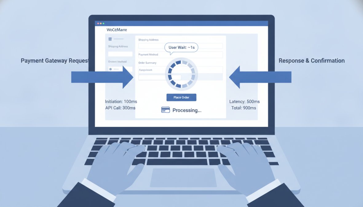 Professional illustration showing why your woocommerce site is slow
