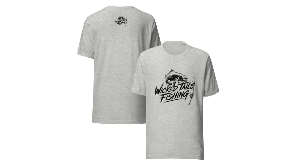 Wicked Tails Fishing Pet Lover Graphic Tee