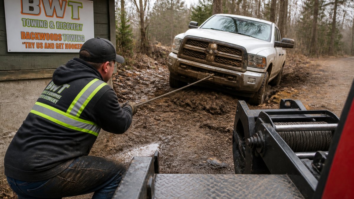 Winch Out Service: What It Is and When You Need It