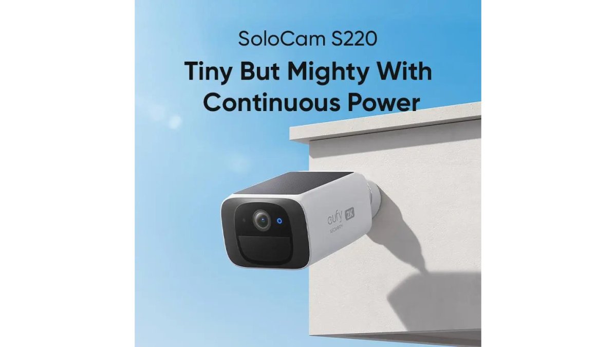 Wireless 2K Outdoor Solar Security Camera