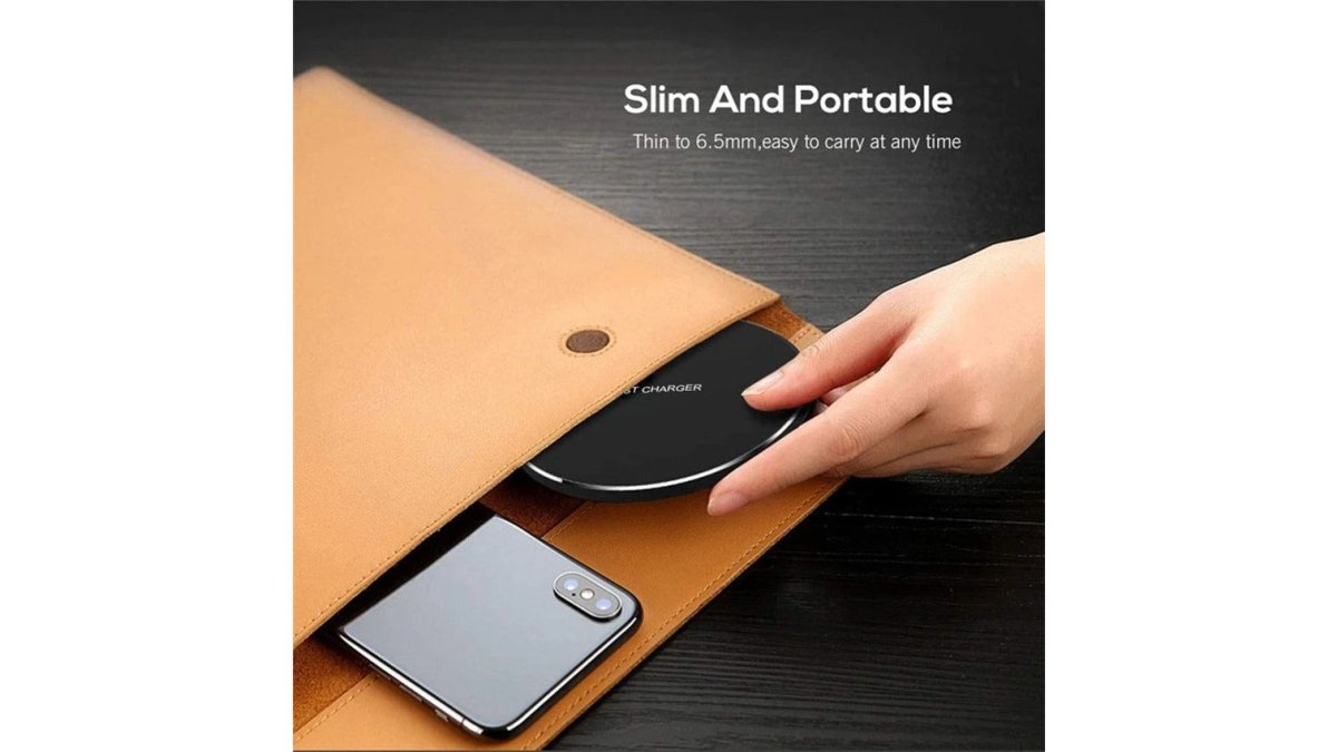 Wireless Charger Pad for iPhone & Samsung Phones