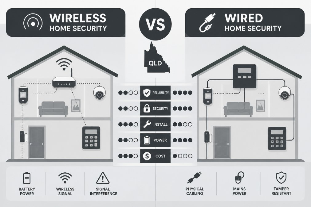 Wireless vs Wired Home Security: Which Is Better in QLD?