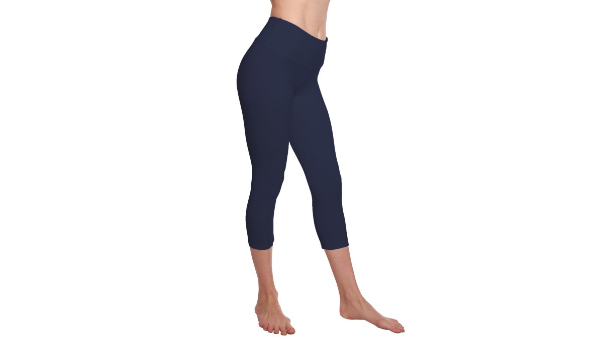 Women's Bamboo Viscose/Cotton Capri Style Leggings