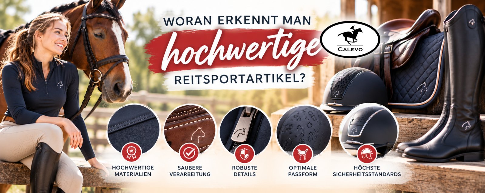 Woran erkennt man hochwertige Reitsportartikel?